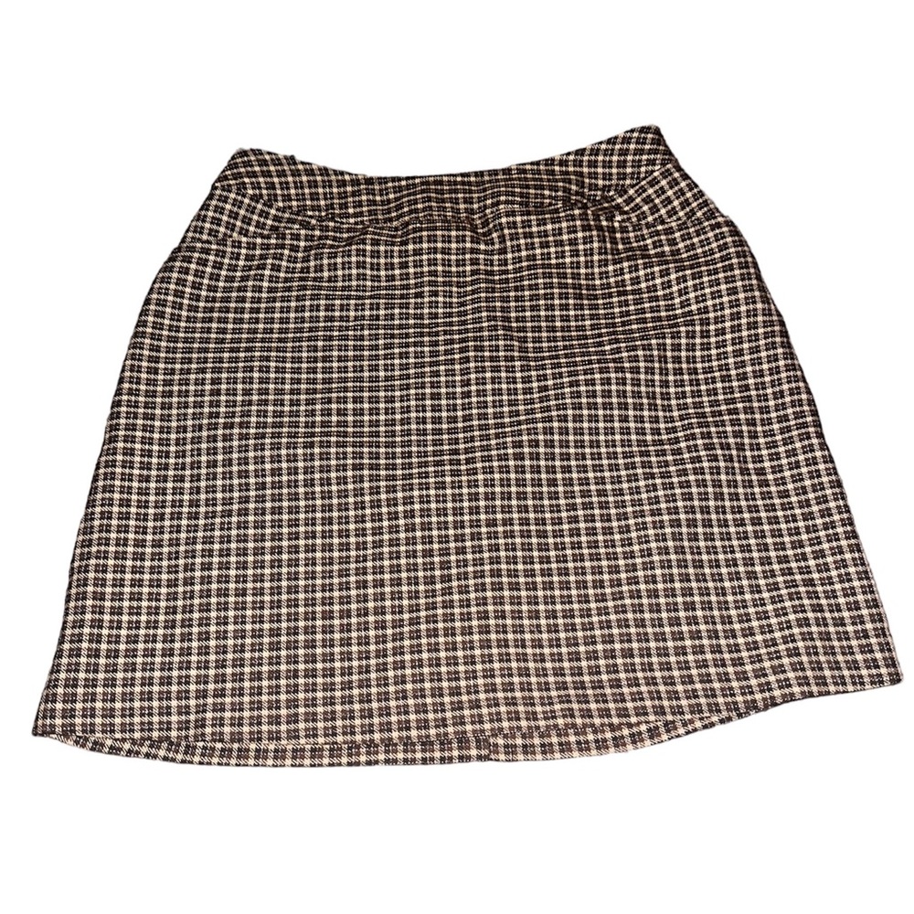Vintage flannel skirt with pockets